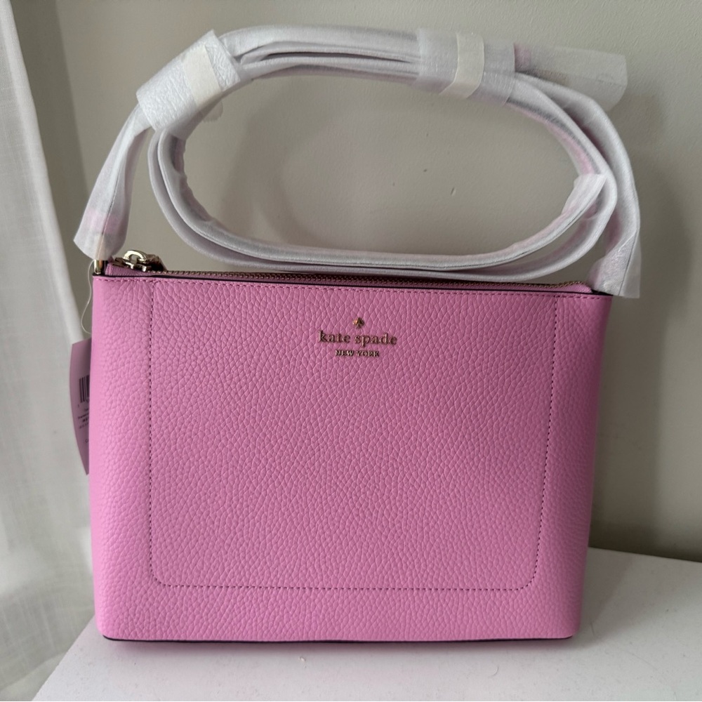 Kate Spade Pink Crossbody Bag with Minimalist Aesthetic